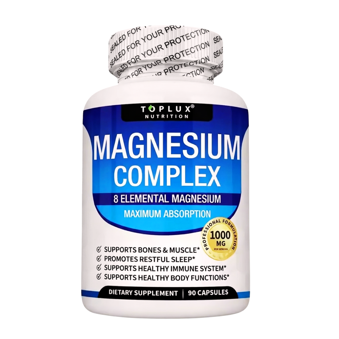 Magnesium Complex 8 en 1 - Relaja tus músculos, quita los calambres y más beneficios
