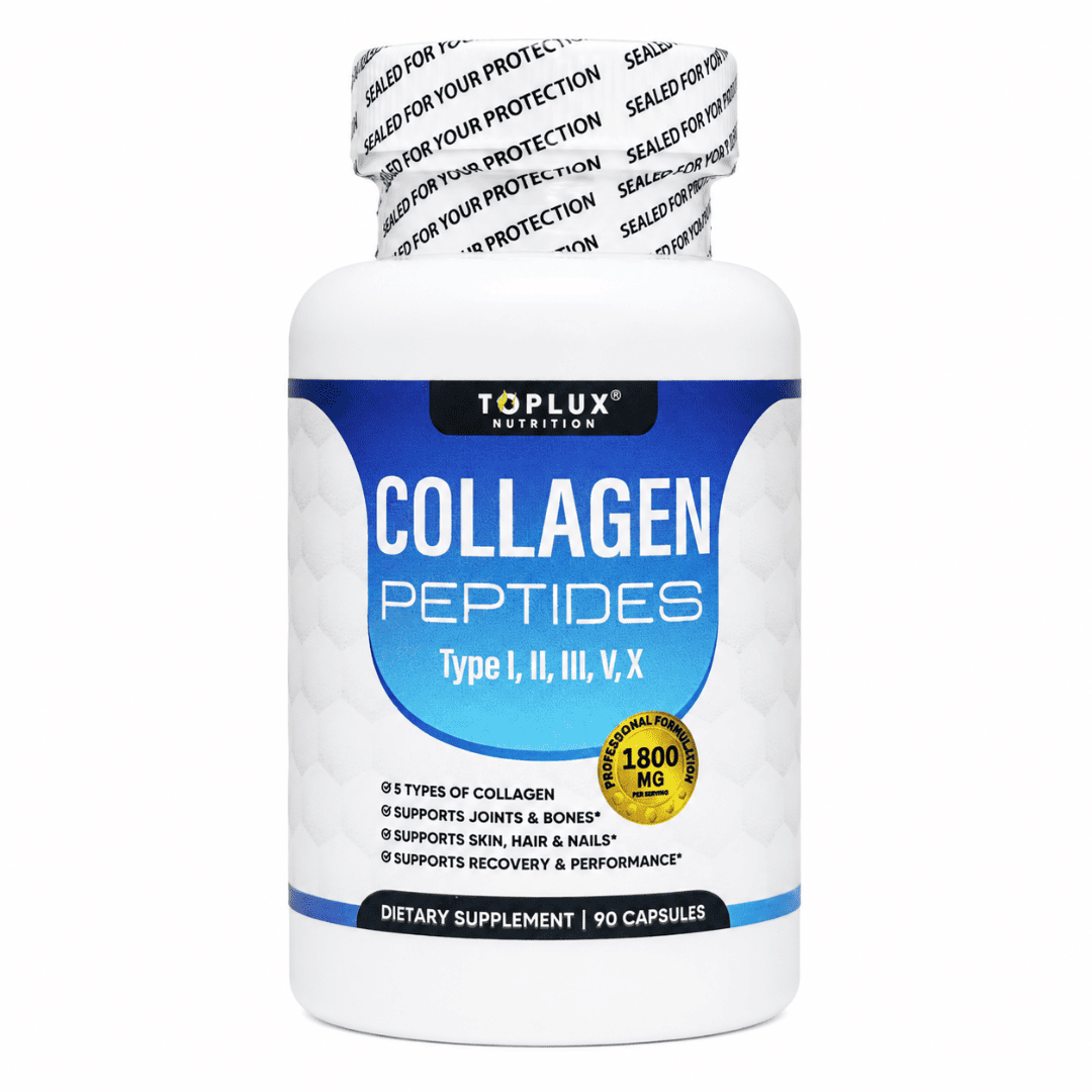 Collagen Peptides Toplux en Cápsulas  - Da firmeza a piel, cabello y articulaciones